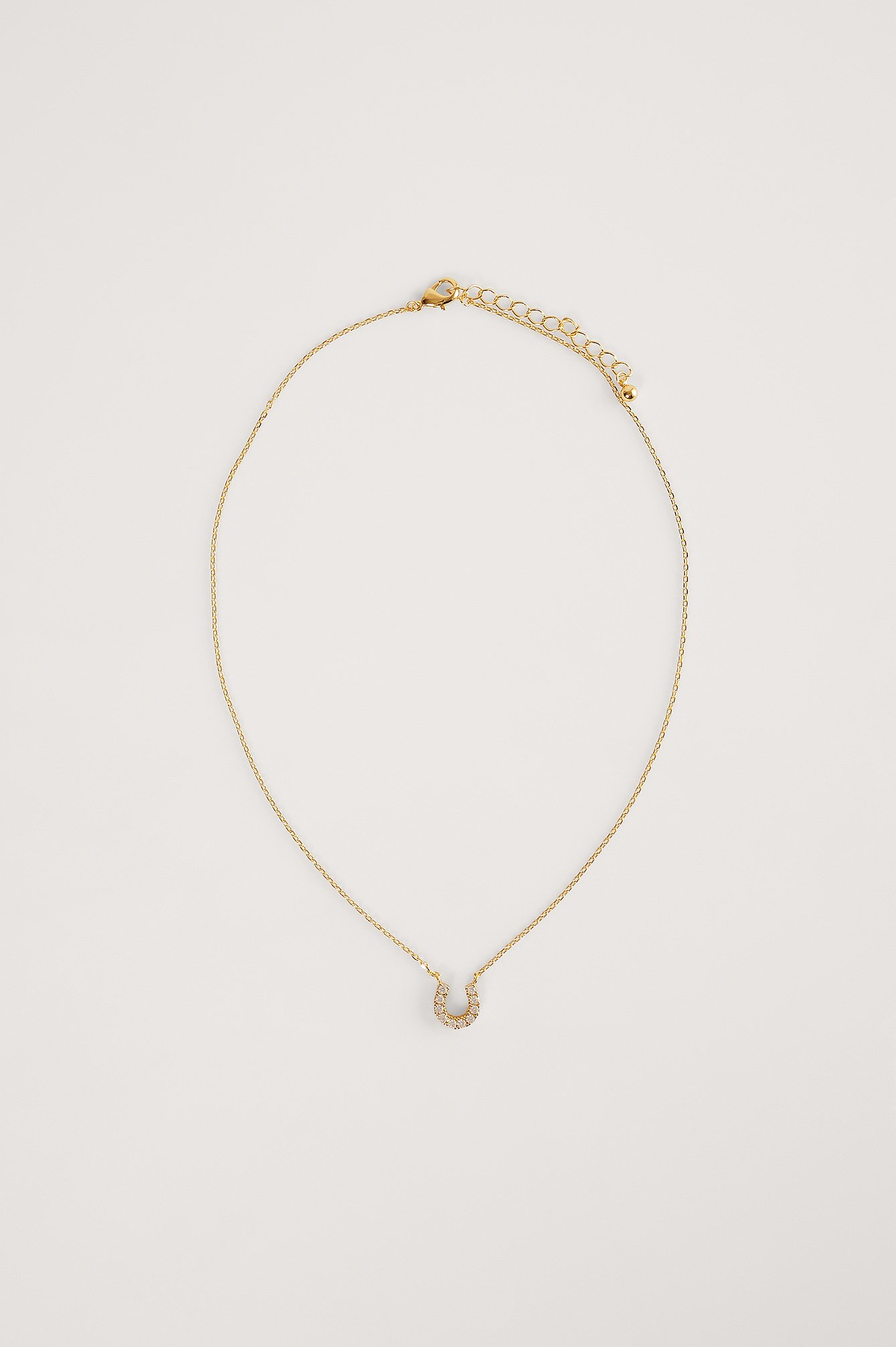 Gold 18k Gold Plated Horseshoe Necklace