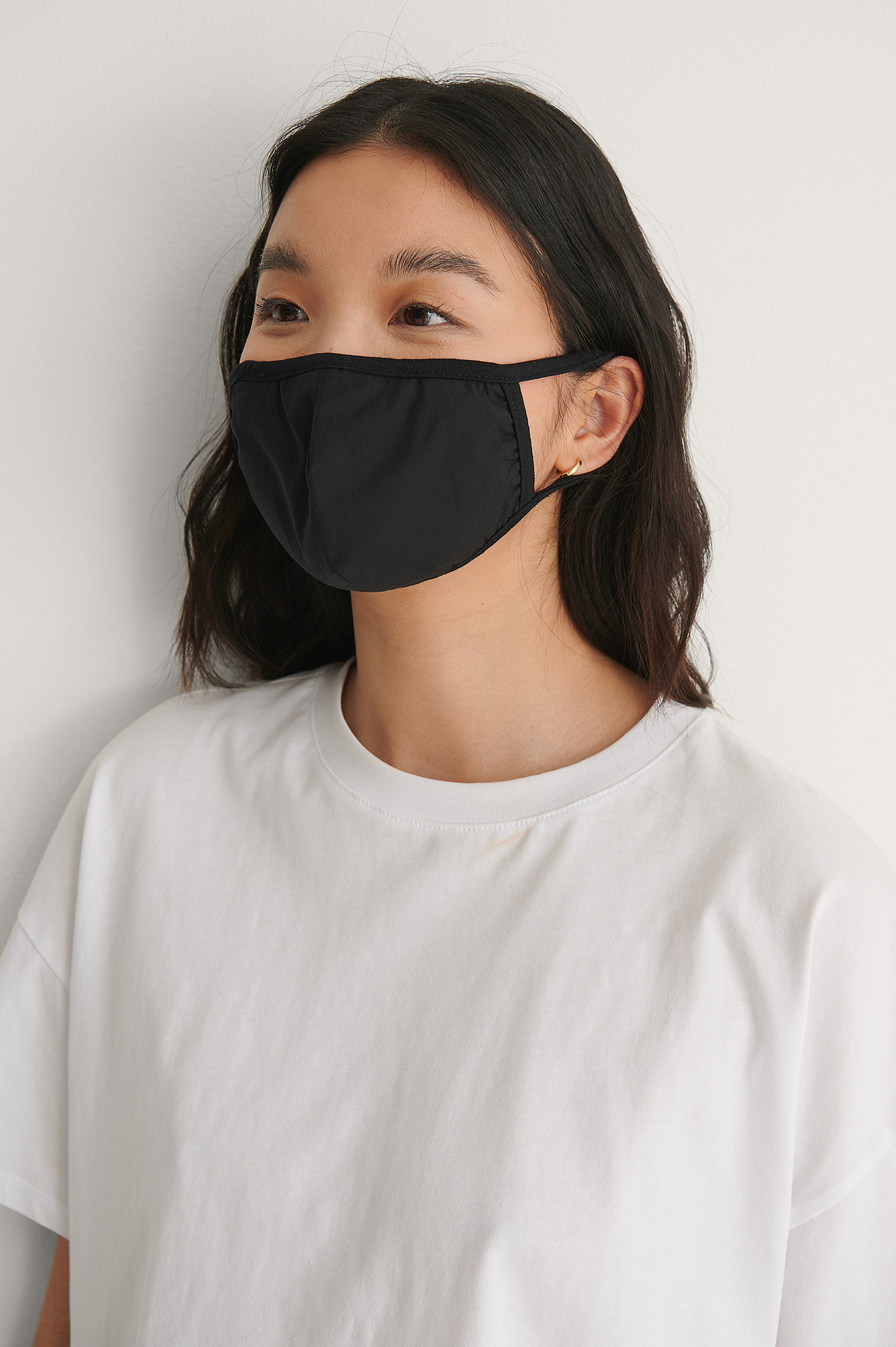 Black 3-Pack Basic Cotton Masks