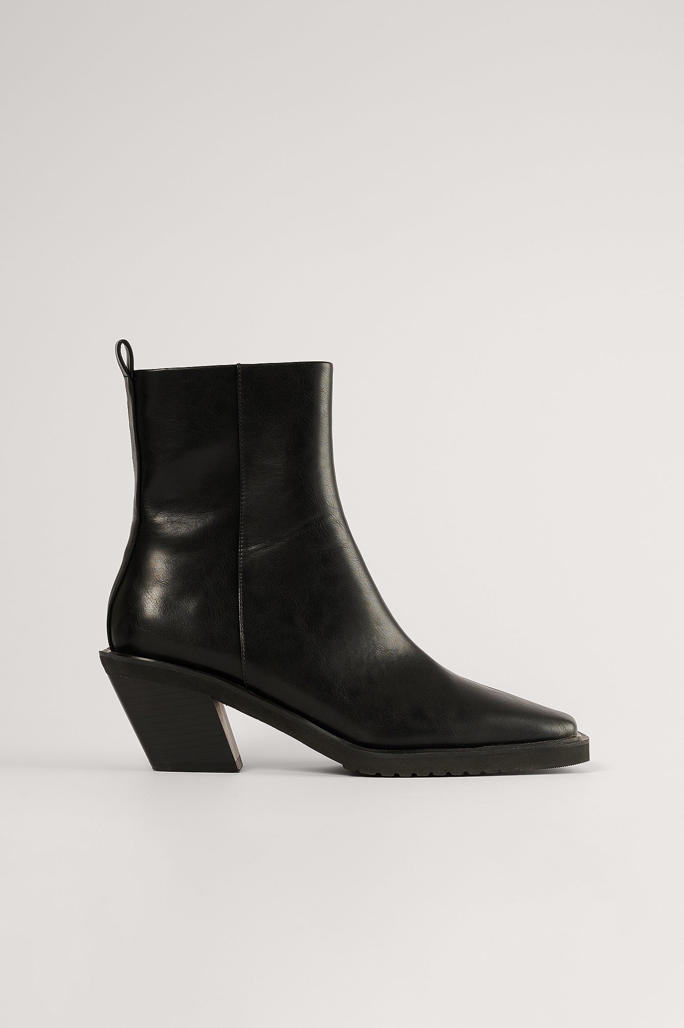 Black Extended Welt Western Boots