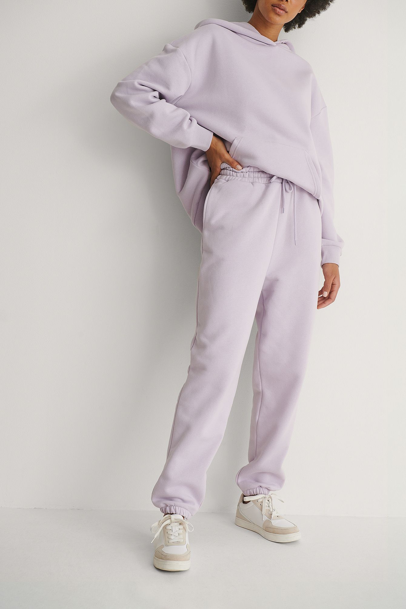 Lilac Tapered Sweatpants