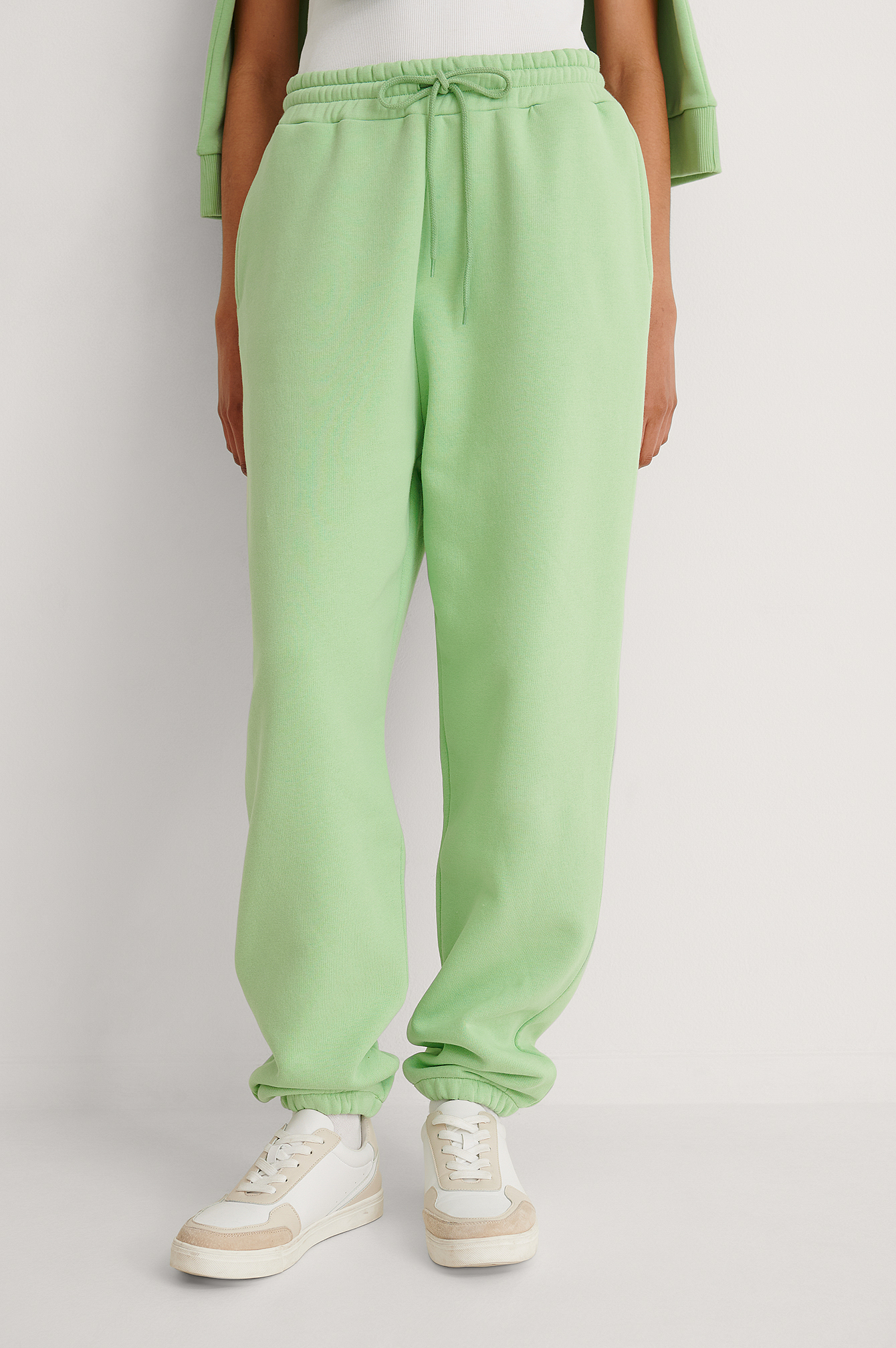 Light Green Tapered Sweatpants