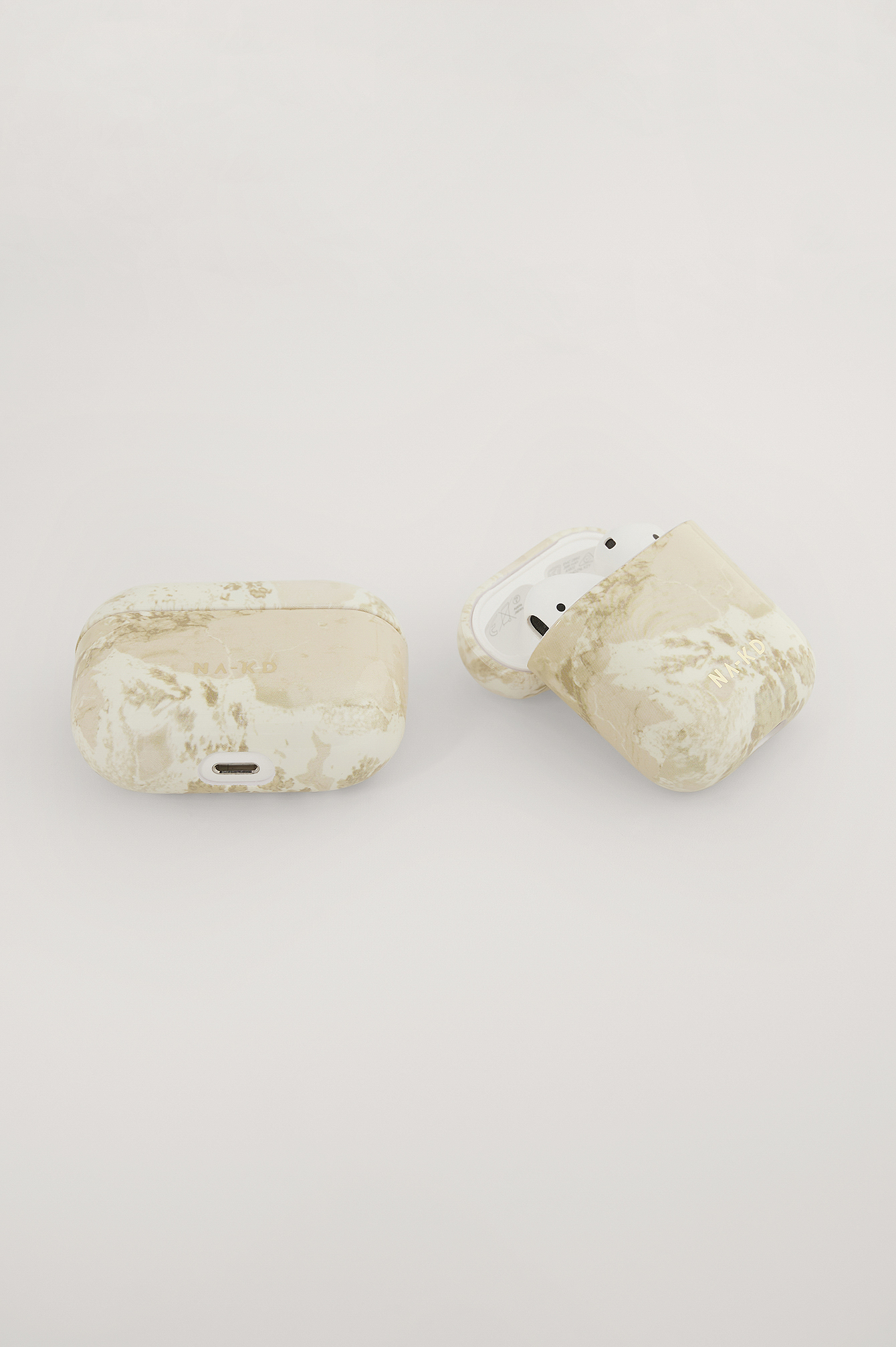 Nude Marble Printed AirPod Case