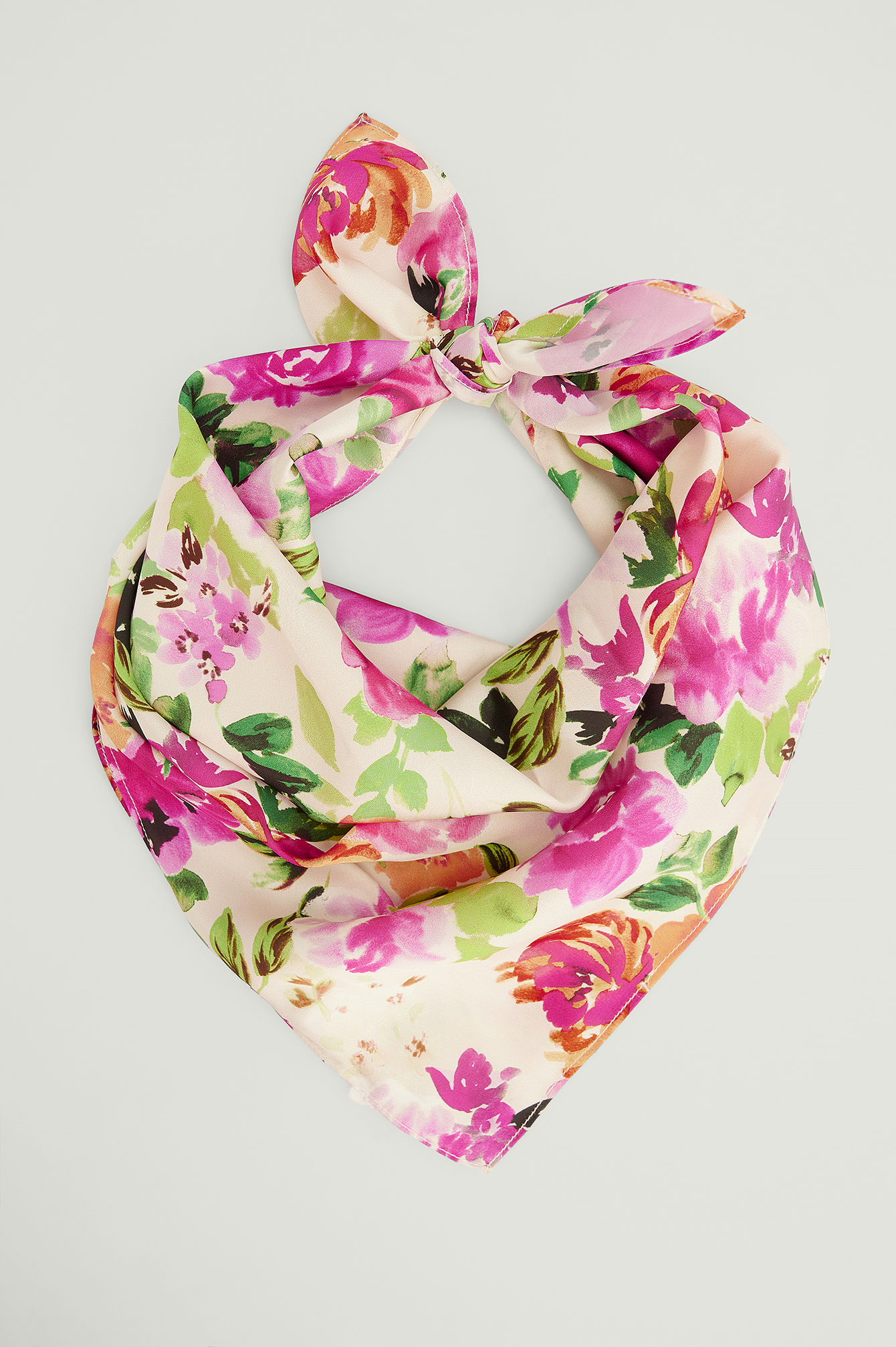 Garden Flower Recycled Printed Hair Scarf
