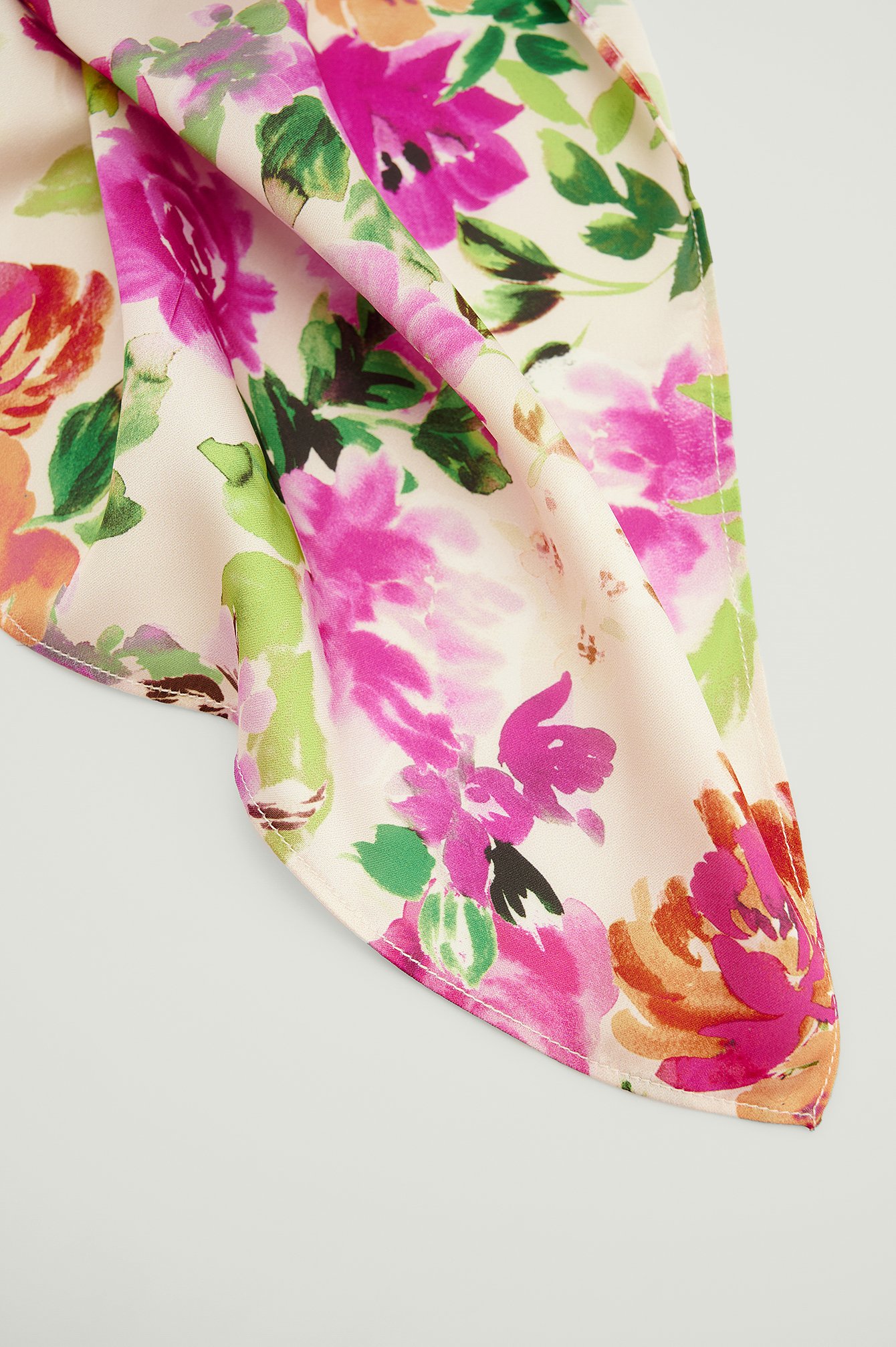 Garden Flower Recycled Printed Hair Scarf