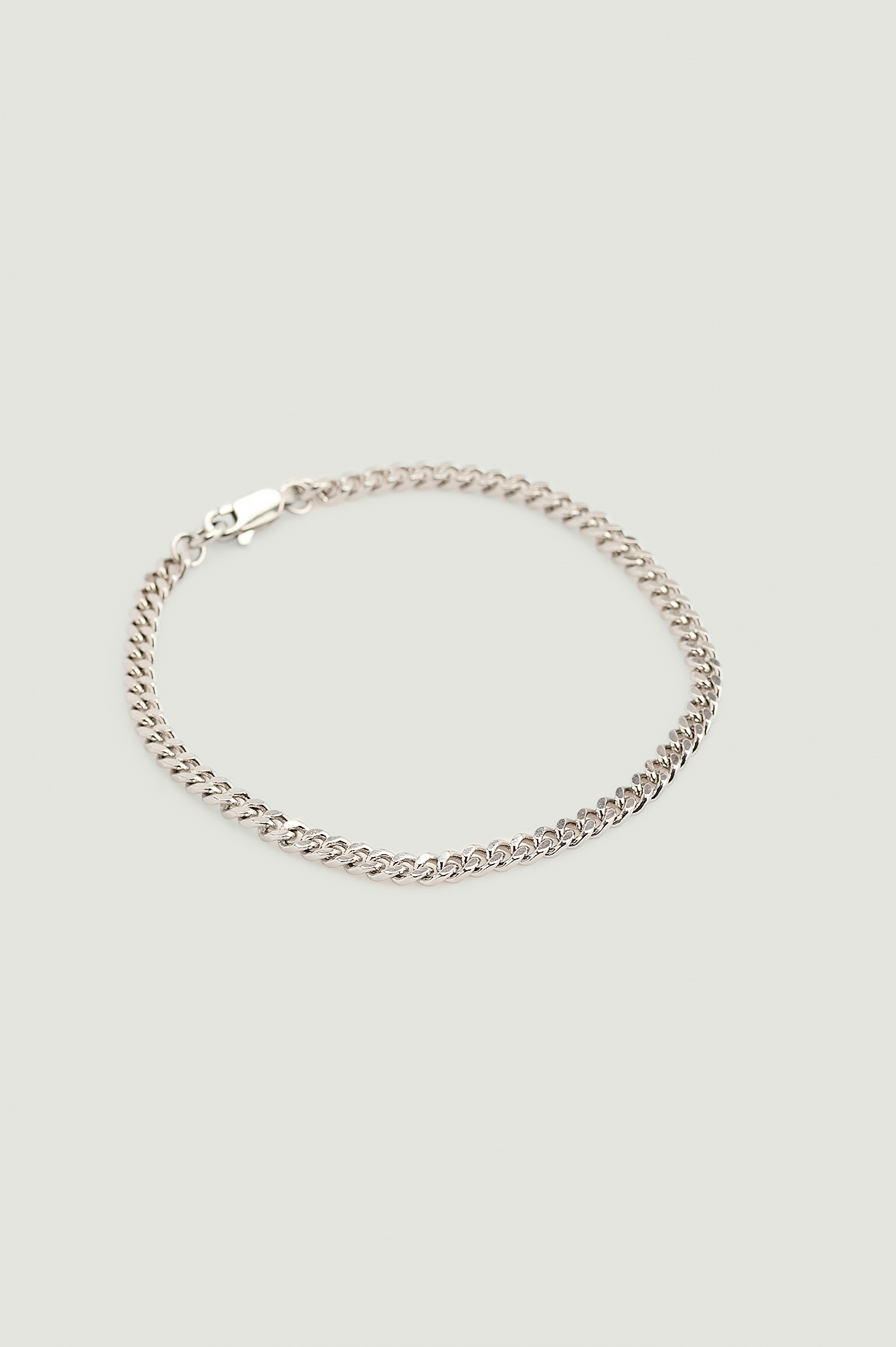 Silver Silver Plated Chain Bracelet