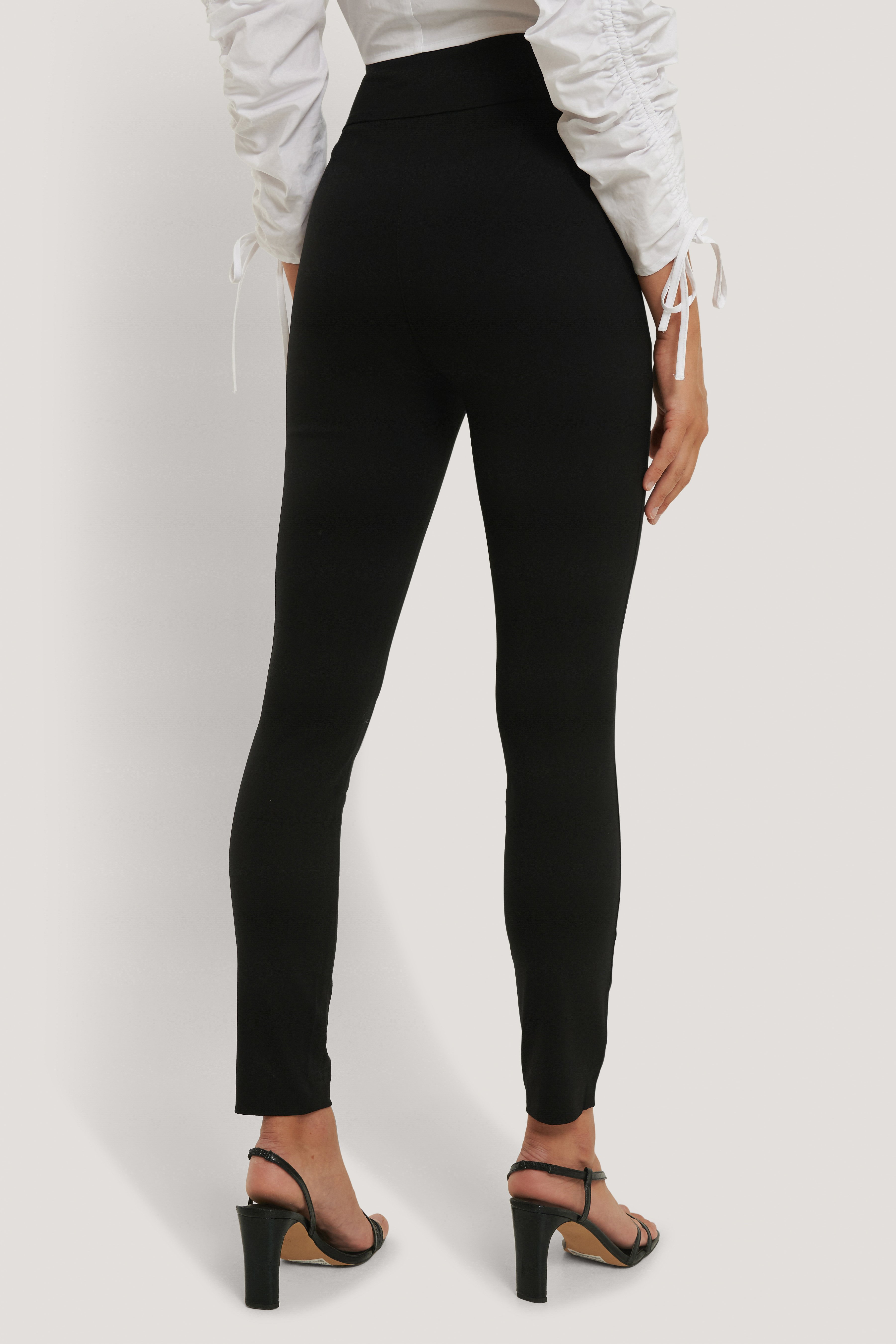 Black Slim-fit Super Stretch Pants