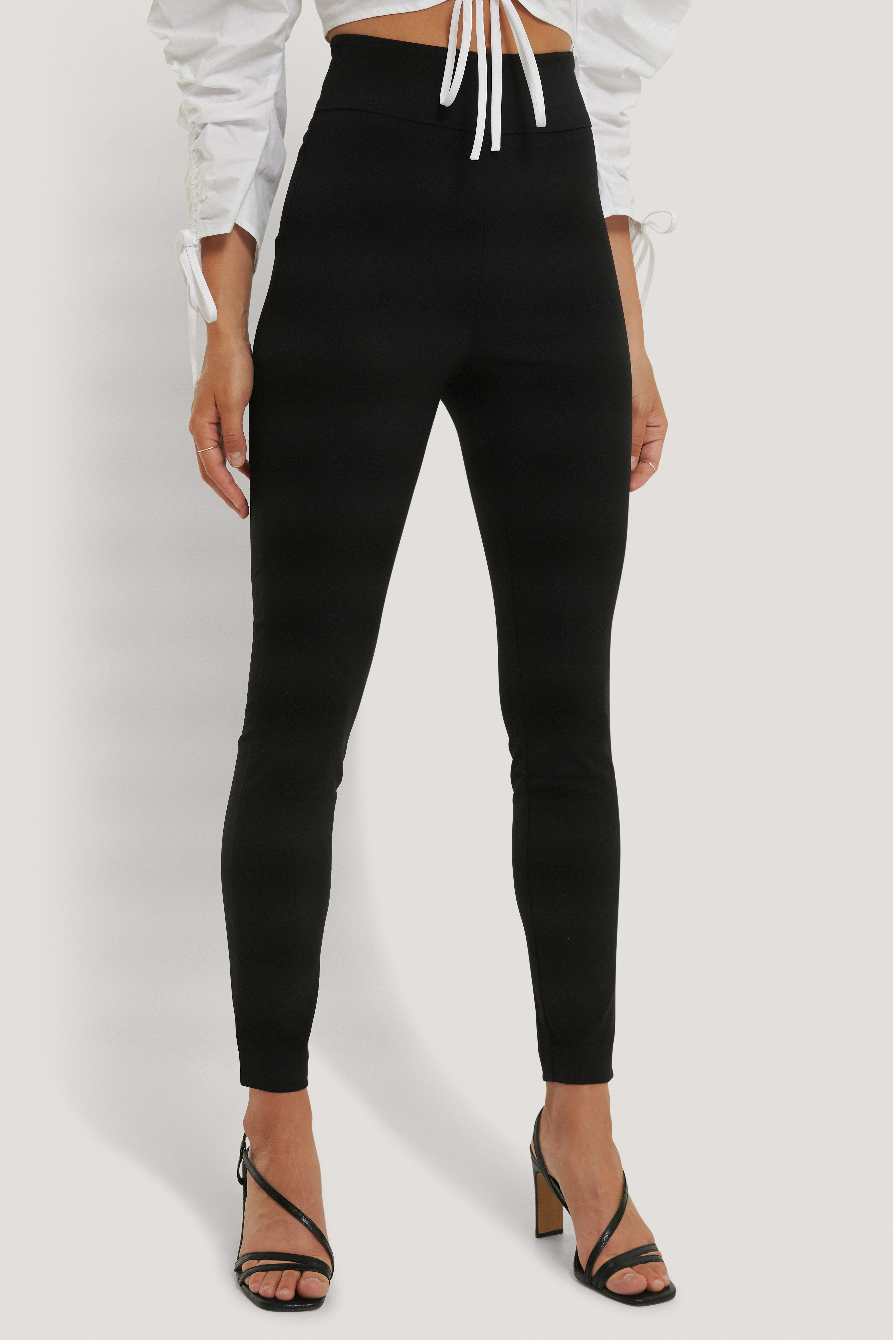 Black Slim-fit Super Stretch Pants