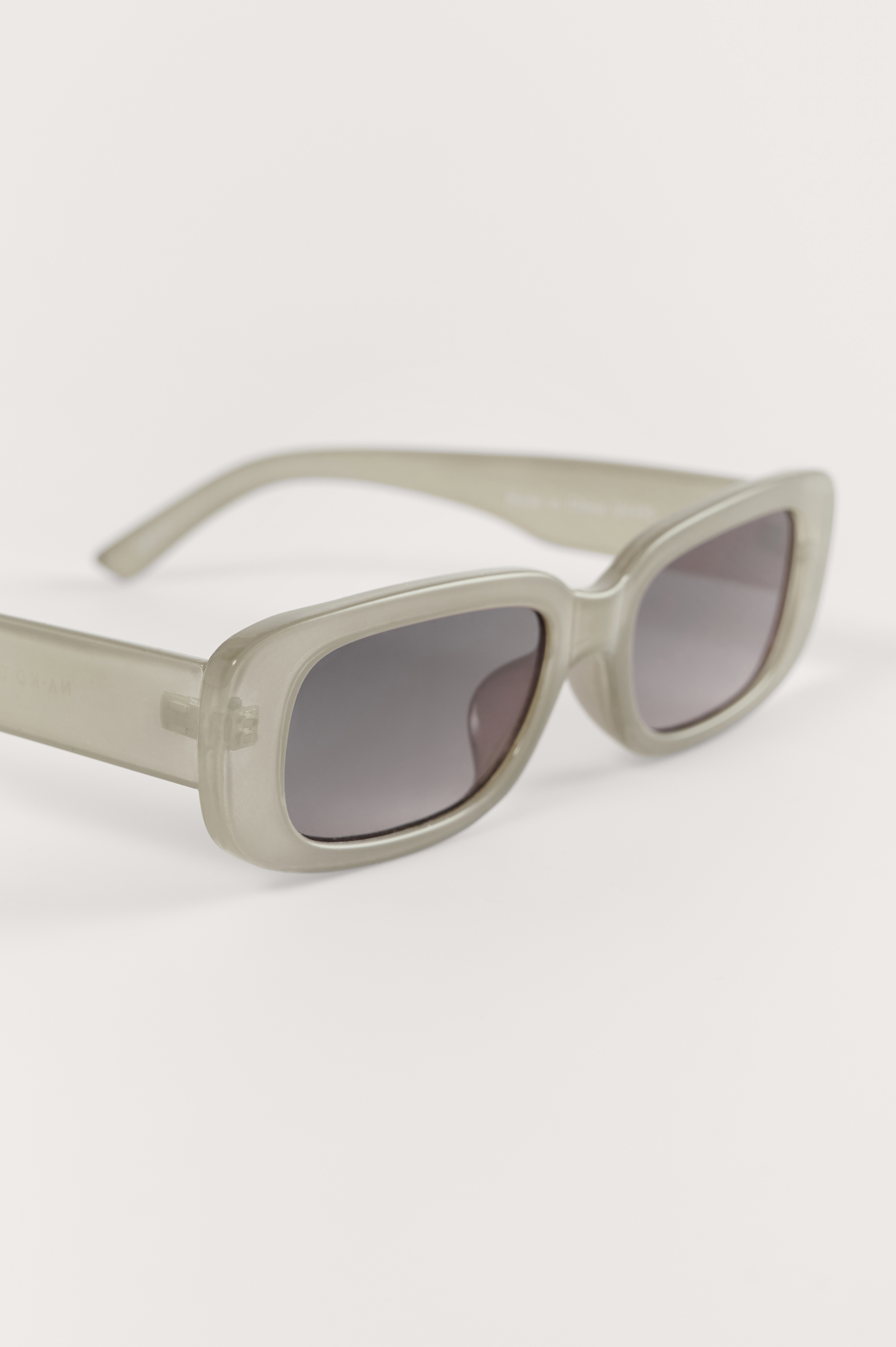 Grey/Black Slim Sunglasses