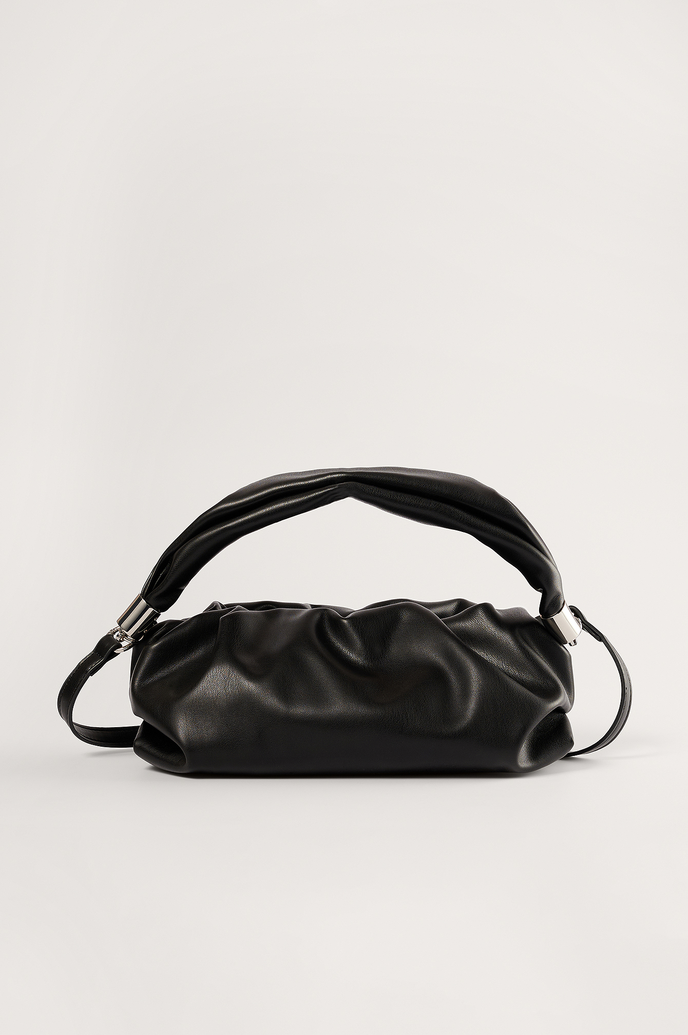 Black Small Slouchy Strap Bag