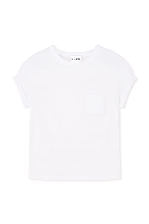 White Basic T-shirt