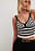 Crochet Knitted Striped Top