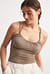 Double Strap Front Draped Singlet