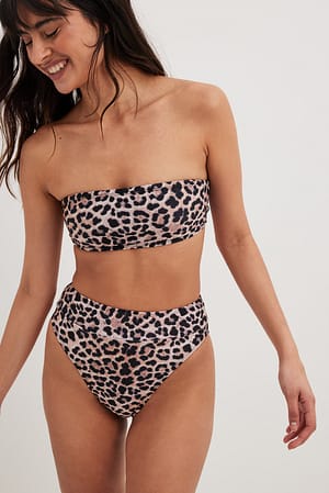 Leopard High Waist Bikini Panty