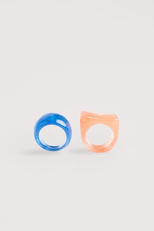 Multicolor Multipack Colorerd Rings