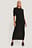 3/4 Sleeve Ribbed Knitted Dress