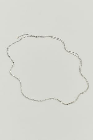 Silver Double Layer Belly Chain