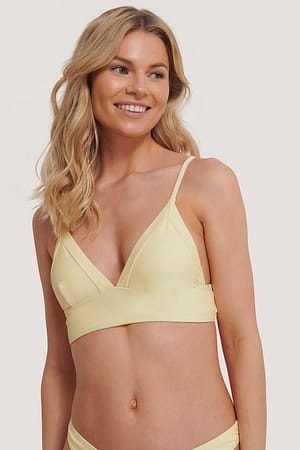 Yellow Haut de bikini