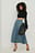 Heavy Pleated Midi Skirt