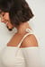 Recycled Off Shoulder Bow Detail Top