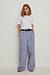 Recycled Pleated Wide Leg Suit Pants