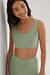Recycled Ribbed Cropped Top