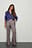 Recycled Satin Flared Suit Pants