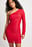 One Shoulder Rouched Mini Dress
