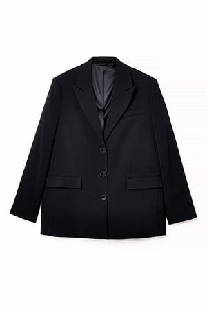 Black Oversized Tailored Blazer