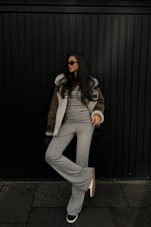 Medium grey Pantalon de yoga Soft Line