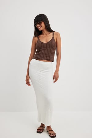 Structure Tight Midi Skirt Outfit