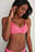 Fuchsia Textured Bikini Top